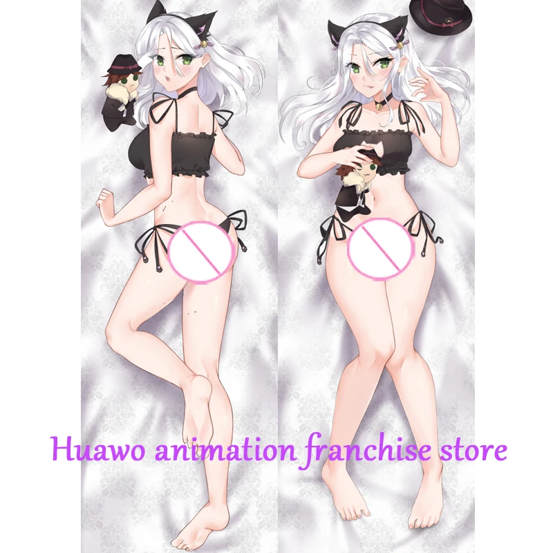 

Подушка Dakimakura в стиле аниме, яркая наволочка для девушек, украшение на Хэллоуин и Рождество, 2023