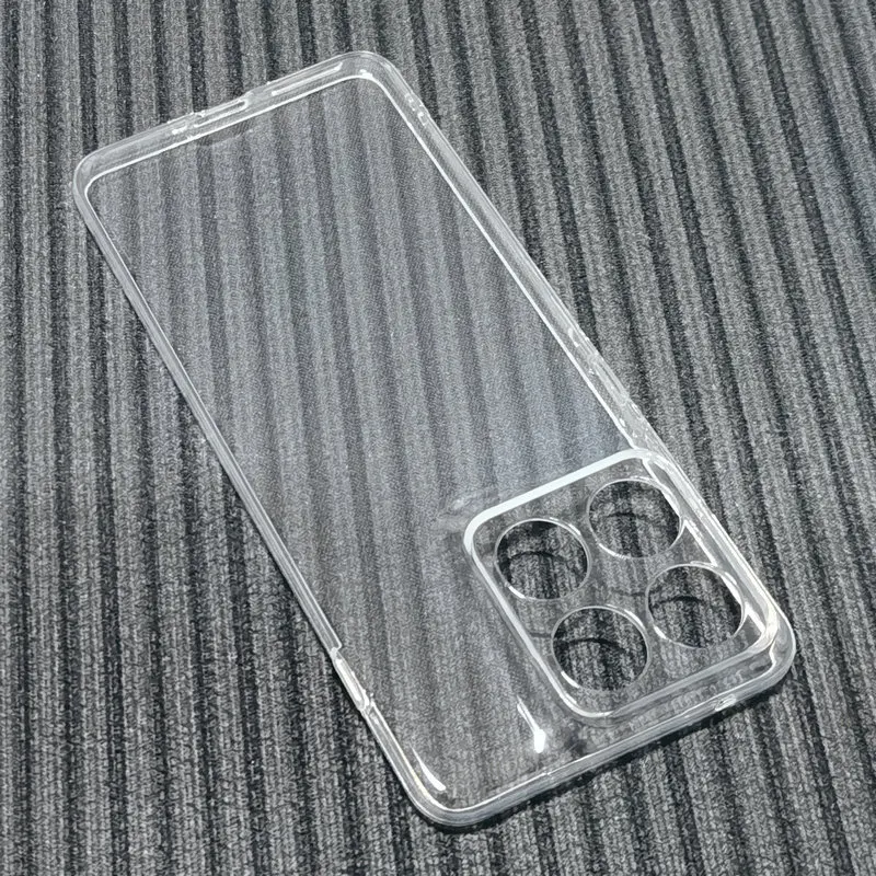 Transparent TPU Silicone Phone Case – Clear Soft Protective Back Cover