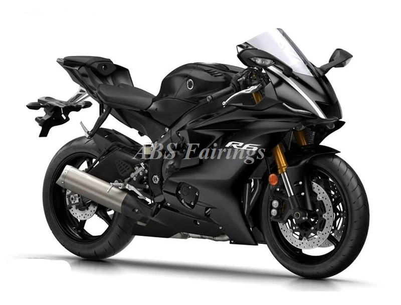 

4Gifts New ABS Fairings Kit Fit For YAMAHA YZF-R6 R6 2017 2018 2019 2020 2021 2022 17 18 19 20 21 22 Bodywork Set Black Matte