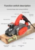 Multifunctional Woodworking Electric Planer Portable Small Household Electric Planer Portable Planer Tool 5