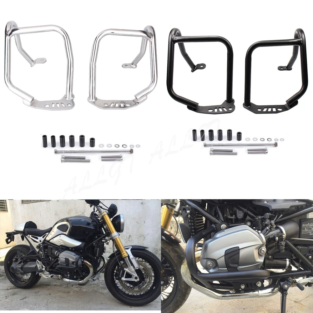 

Левая и правая передняя защитная полоса двигателя для BMW R1200 NINET 2014 2015 2016 сталь