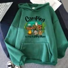 Camping Is My Happy Place Caravan And Gnome Hoodie Women/men Hoodies Unisex Sweatshirt Vintage Aesthetic Harajuku Winter Clothes 2