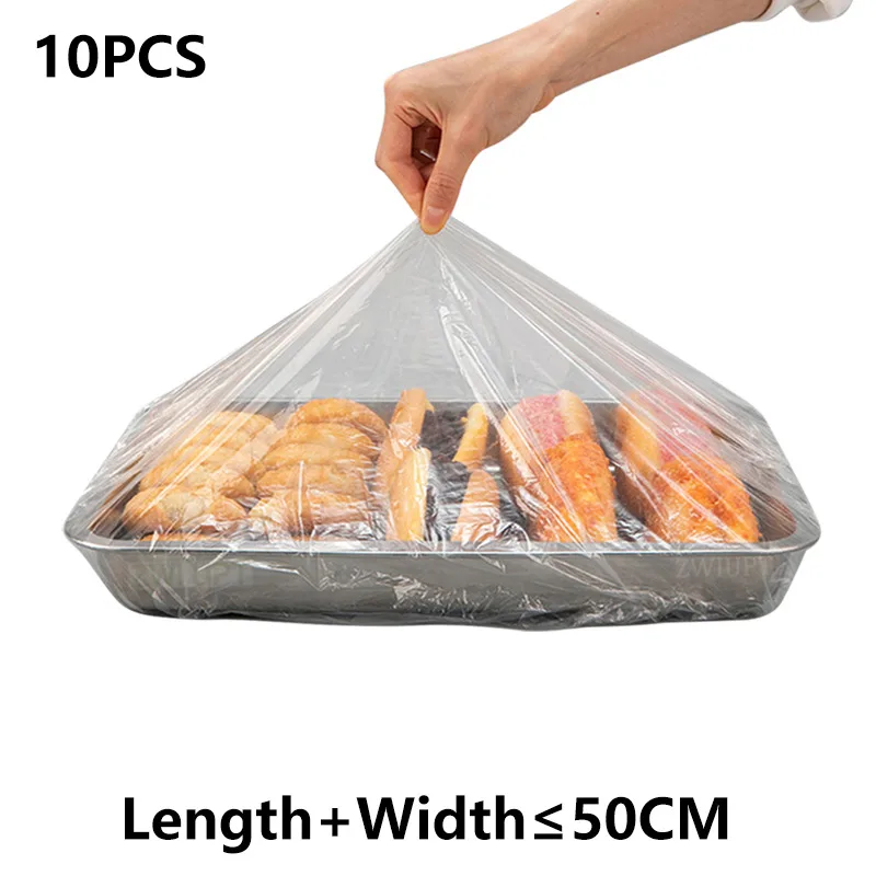 Sac de conservation des aliments au poulet, sacs en plastique ronds, sac de  conservation de la fraîcheur, couvre-chaussures, bonnets de pommeau de  douche, emballage alimentaire