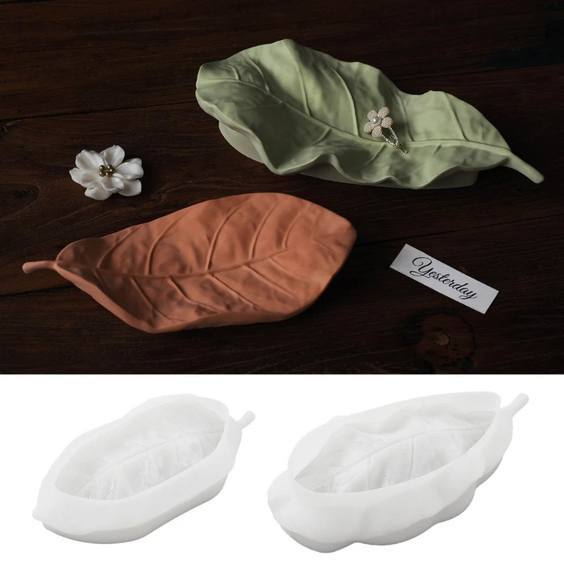 Leaf Shaped Resin Casting Moulds Silicone Molds for DIY Hand Making Trays