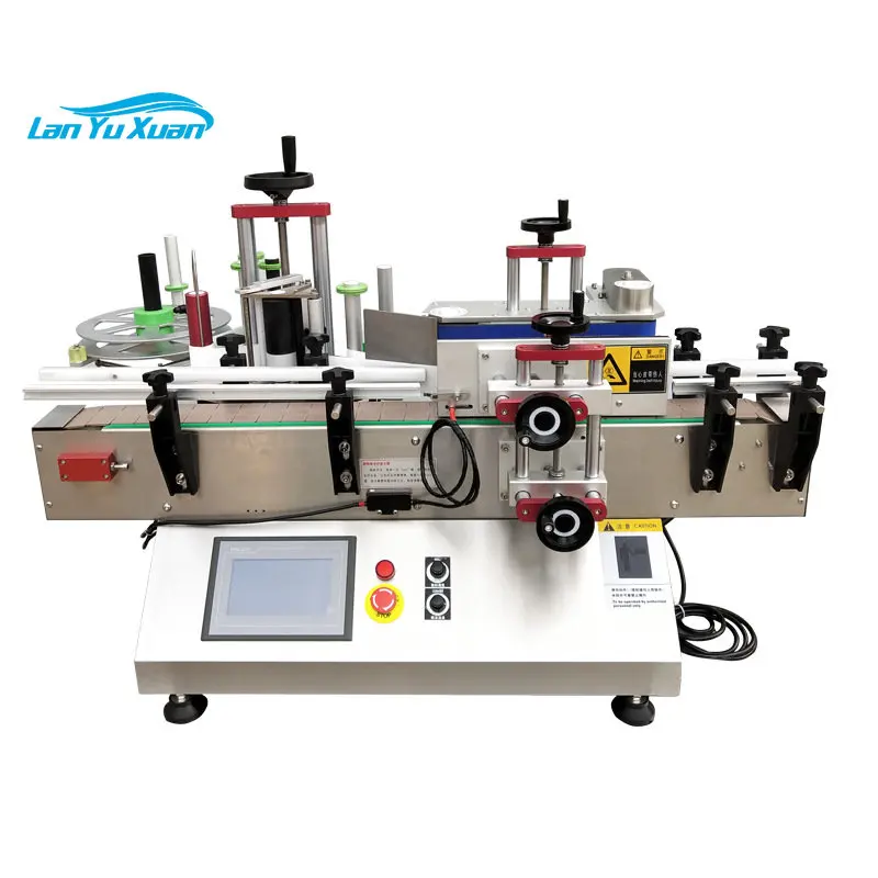 

Fast Speed Double Side PLC Control Label Applicator Flat Square Bottle Labeling Machine Flat Labeling Machine