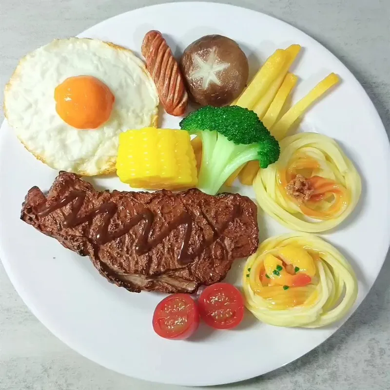 

Комбинированная модель имитации поддельных яиц для стейков, магазин бургеров, реквизит для демонстрации западной еды, украшение для дома, 6 шт. в партии