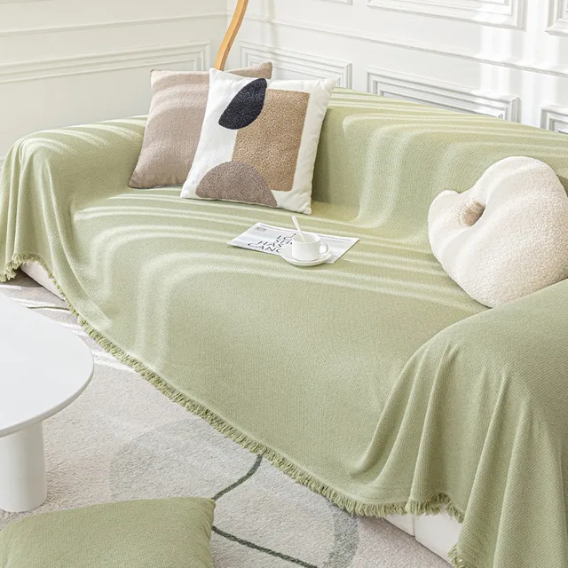 ผ้าคลุมโซฟากันลื่นโซฟาสำหรับกันแมวกันรอยขีดข่วน4ฤดูผ้าคลุมโซฟากำมะหยี่ลายหมีเท็ดดี้กันน้ำอเนกประสงค์คลุมผ้าขนหนู 1