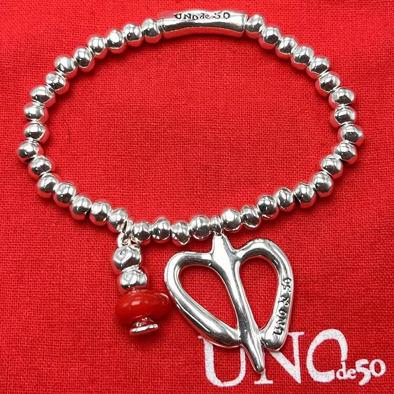 

Новинка 2023 г., популярный в Европе и Америке unode 50, креативный и изысканный браслет, Женская романтическая Подарочная сумка для ювелирных изделий