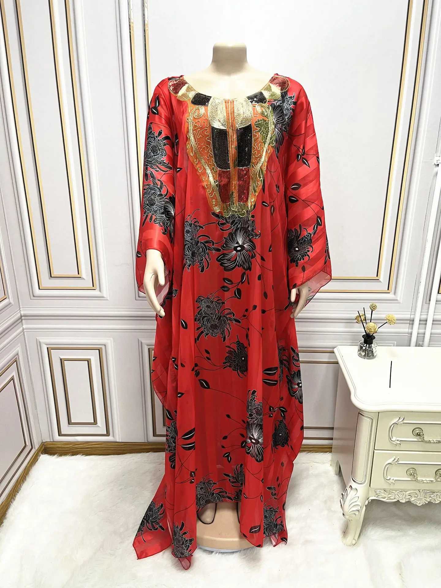 2023AfricanDressesforWomenSummerSexyAfricanHalfSleeve