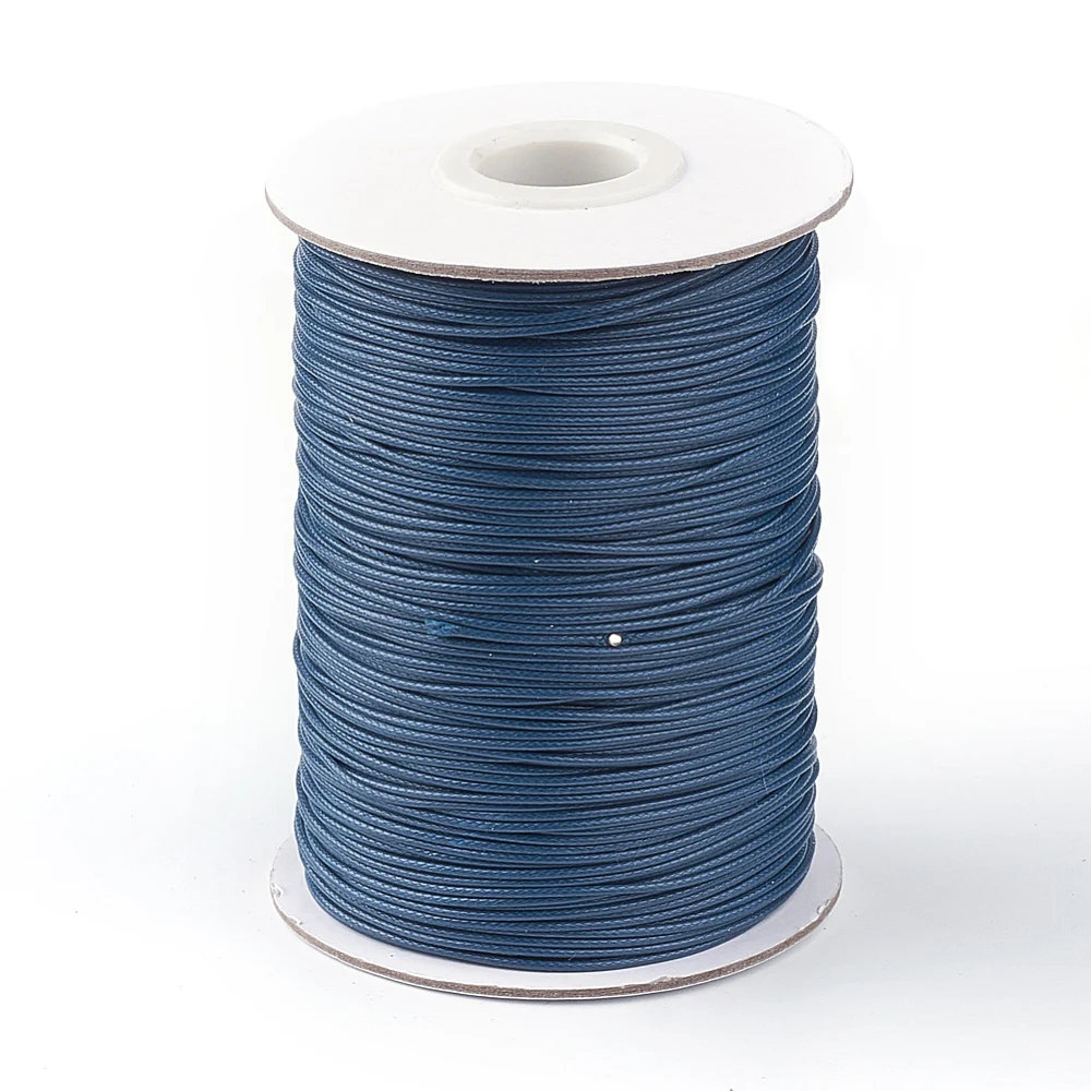 PandaHall 85 Yards/Rolle Premium Koreanische Gewachste Polyesterkordel - 1mm Dick für Schmuckherstellung, Makramee-Armbänder & DIY-Bastelprojekte – Detail 28