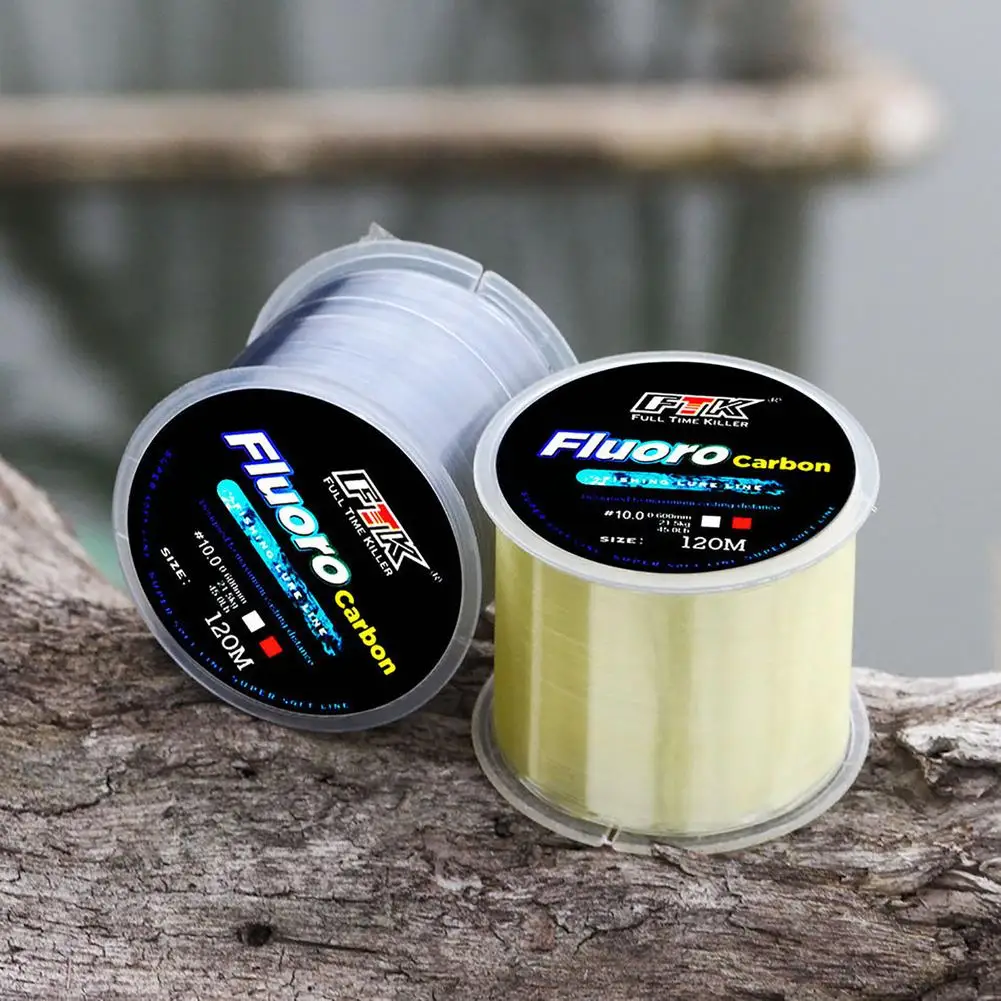 120m Carbon Fiber Fishing Line 4.13-34.32lb Multicolor Nylon Super Strong  Abrasion Resistant Lure Fishing Line 0.8-8.0 - AliExpress