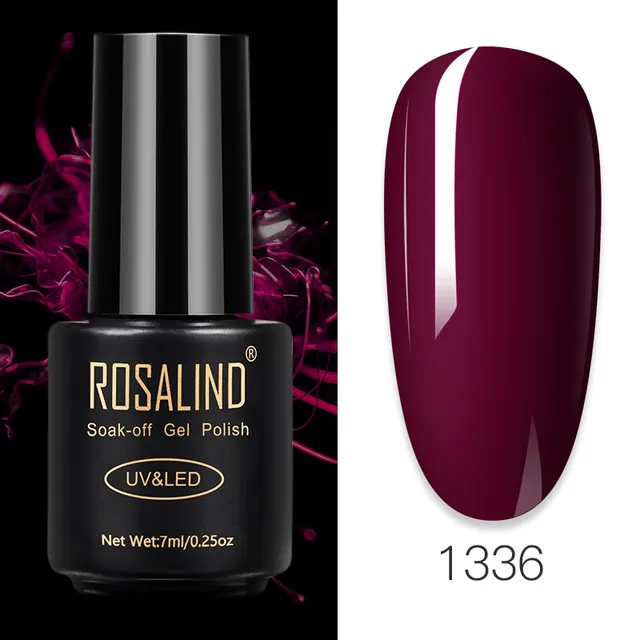 ROSALIND Nail Gel Polish Glitter Series Gel Varnishes All For Manicure Soak Off UV Lamp Nails Art Semi Permanent Gel Polish RA1336