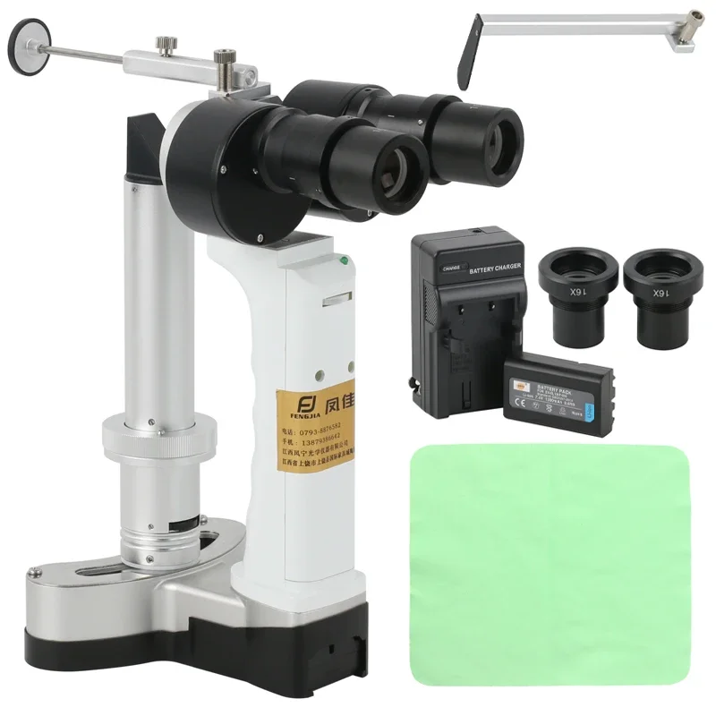 

Optical And Ophthalmic Handheld Slit Lamp Microscope Handheld Led Portable Slit Lamp Microscope For Hospital Pet Ophthalmology