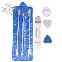 (SMTGDP11)7pc Metal Spudger Kit Universal Cell Phone Repair Opening Tool Mobile Phone Disassemble Crowbar Steel Pry Opening Set 2
