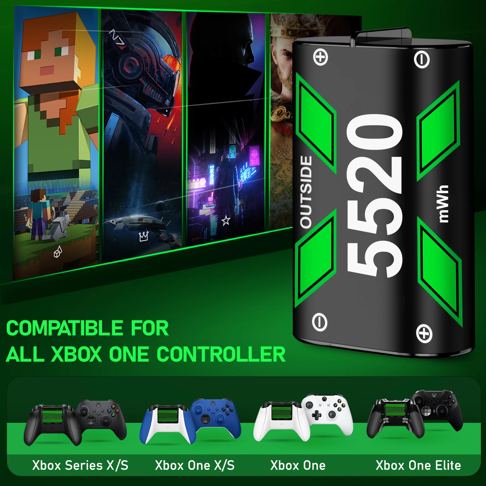 Xbox シリーズ X/Xbox シリーズ S 用充電ステーション Xbox One