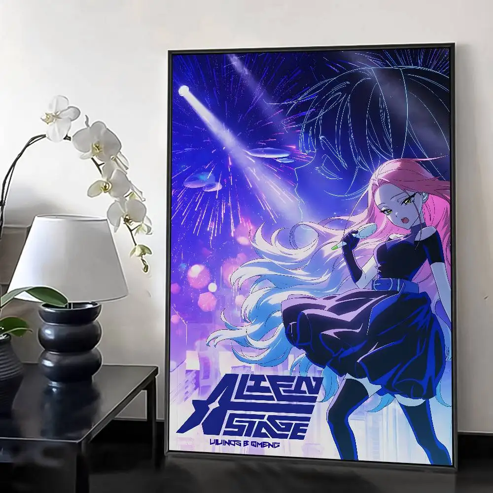 Anime A-Alien Bühne Poster Papier Druck Home Wohnzimmer Schlafzimmer Eingang Bar Cafe Kunst Malerei Dekoration – Detail 17