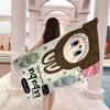 Cartoon L-Labubu Beach Towel Colorful Bath Towels for Girl Microfiber Quick Dry Custom Sand Free Beach Yoga Spa Gym Pool 5