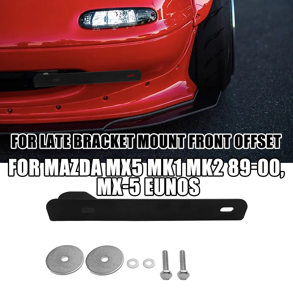Car Bracket Mount Late Bracket Mount Front Offset For Mazda MX5 MK1 MK2 89-00 Eunos Aluminum Alloy