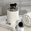 360° Rotating Makeup Brushes Holder Cosmetic Brush Storage Box Desktop Organizer Lipstick Pen Eyebrow Pencil Jewelry Container 2