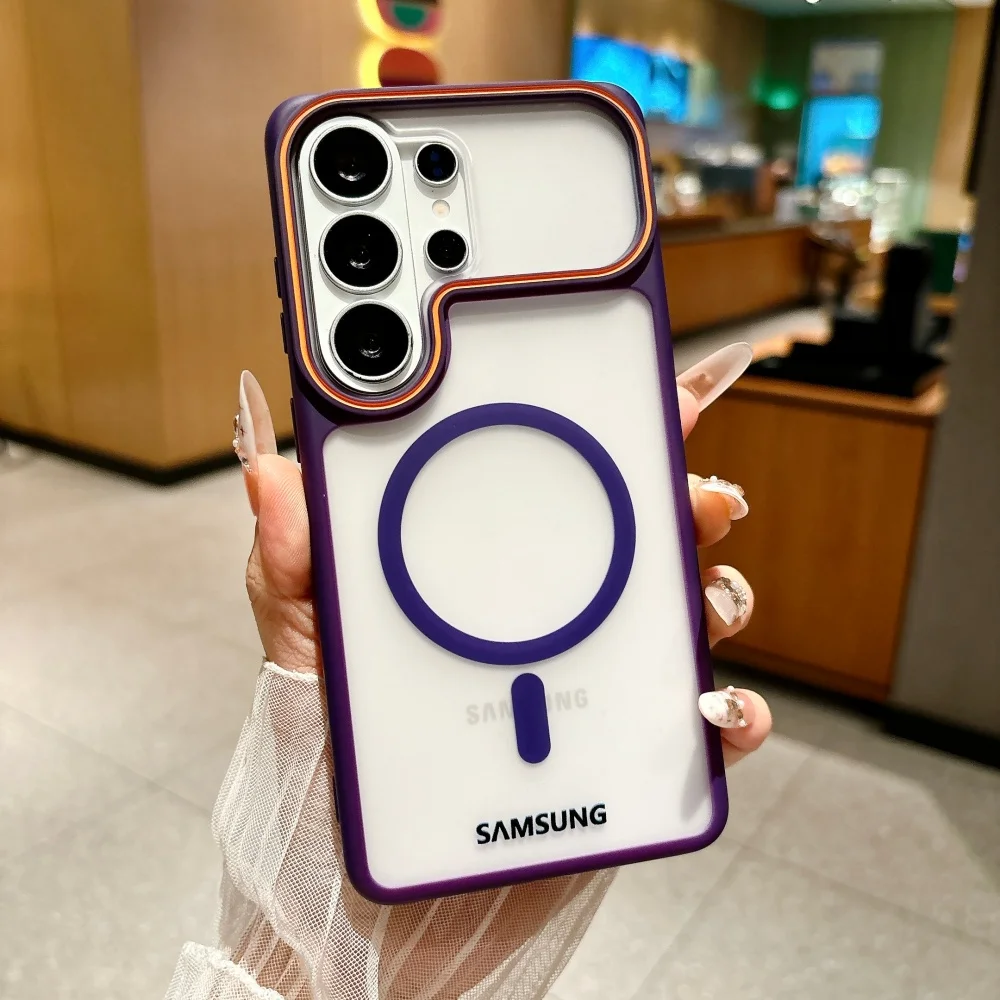 Luxury Matte Transparent Magnetic Phone Case - Shockproof & Magsafe-Compatible Cover