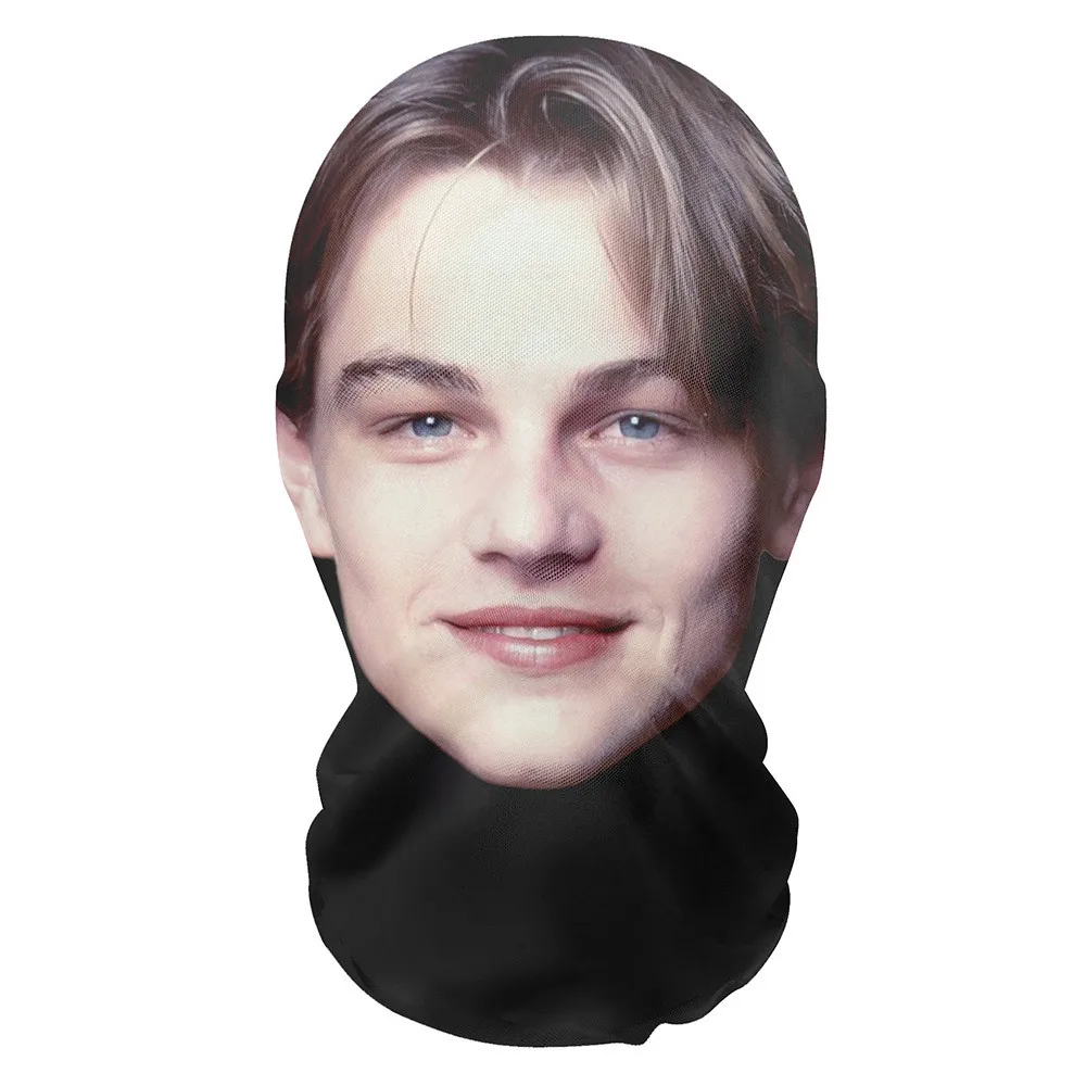 3D Printed Puff Daddy Mask Elastic Mesh Full Face Mask For Men Women