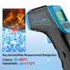 Digital Infrared Thermometer -50~600℃ / -58~1122℉ Contactless Temperature Tester IR Laser Pyrometer LCD Non-Contact Pyrometer 5