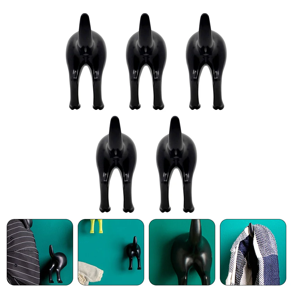 

Dog Bum Hooks Tail Decorative Heavy Duty Coat Wall Mounted Home Storage Pothook