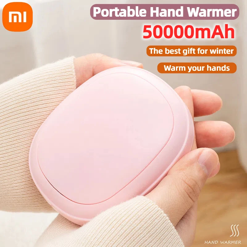 Xiaomi Portable Hand Warmer USB Charging 3 Level Adjustable Temperature Outdoor Durable Double-sided Warmth Artifact Gift portable hand warmer