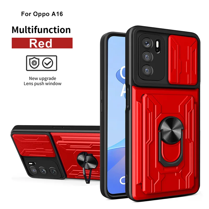 Cover per OPPO A16 / A16S / A54S, Custodia Portafoglio a Libro