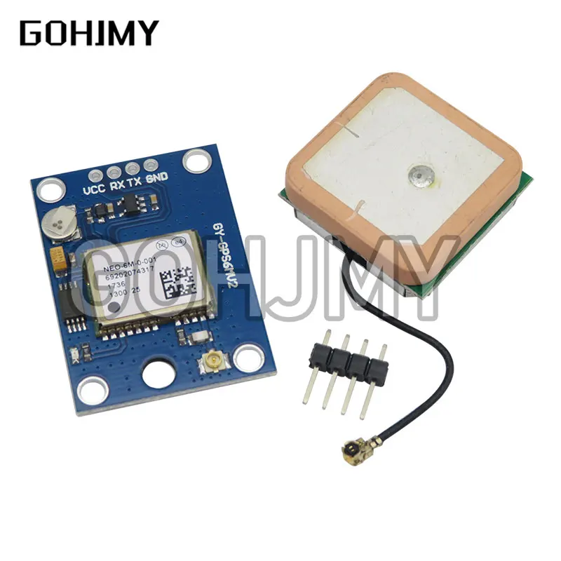 GY-NEO6MV2 NEO-6M GPS Module 3V-5V NEO6MV2 with Flight Control EEPROM MWC APM2.5 large antenna for arduino