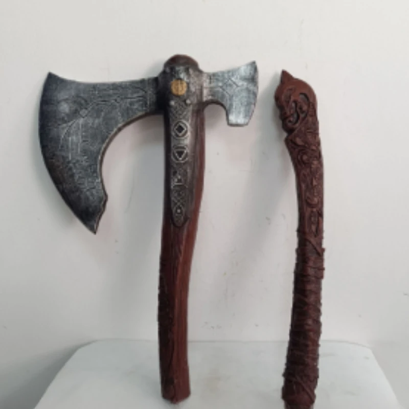 92cm God of War Leviathan Axe Weapon Model PU Material Detachable Kratos Sword Samurai Collection Weapons Anime Game Gift Toy 6