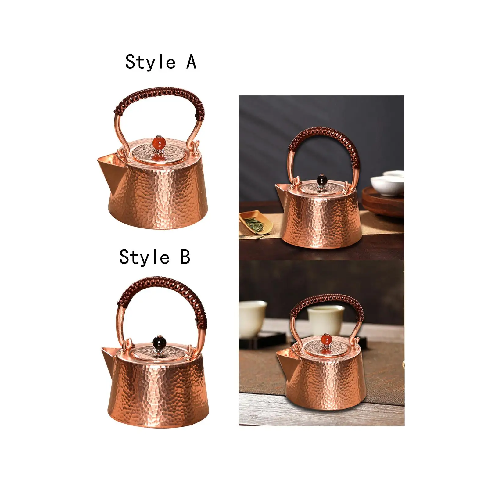 Copper Teapot 350ml Tea Ceremony Kung Fu Tea Pot for Tea House Home Picnic Copper Teapot 350ml Tea Ceremony Kung Fu Tea Pot for Tea House Home Picnic