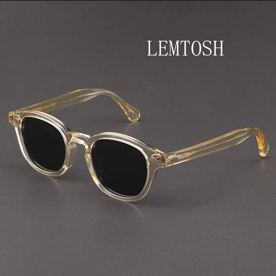 

Polarized Sunglasses Men Women Johnny Depp Lemtosh Style Sun Glasses Retro Round Acetate Frame UV400 Lens Oculos