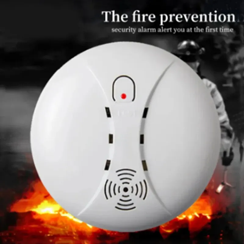 Fire Smoke Detector Sensor Portable Independent Fire Alarm Sensor Home/Office/Mall/Hotel/Restaurant Security Alarm System - 2