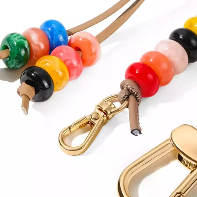 Colorful Beaded Decorative Chain for Longchamp Mini Bags Into Colorful Handheld Non Destructive Modification Shoulder Straps 6