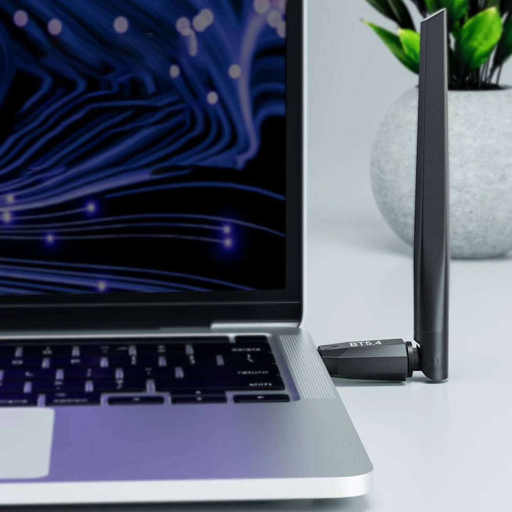 USB 블루투스 호환 5.4 어댑터 드라이버, 무료 150m, 윈도우 11 10/8.1/7 지원, 음악 오디오 리시버 송신기용