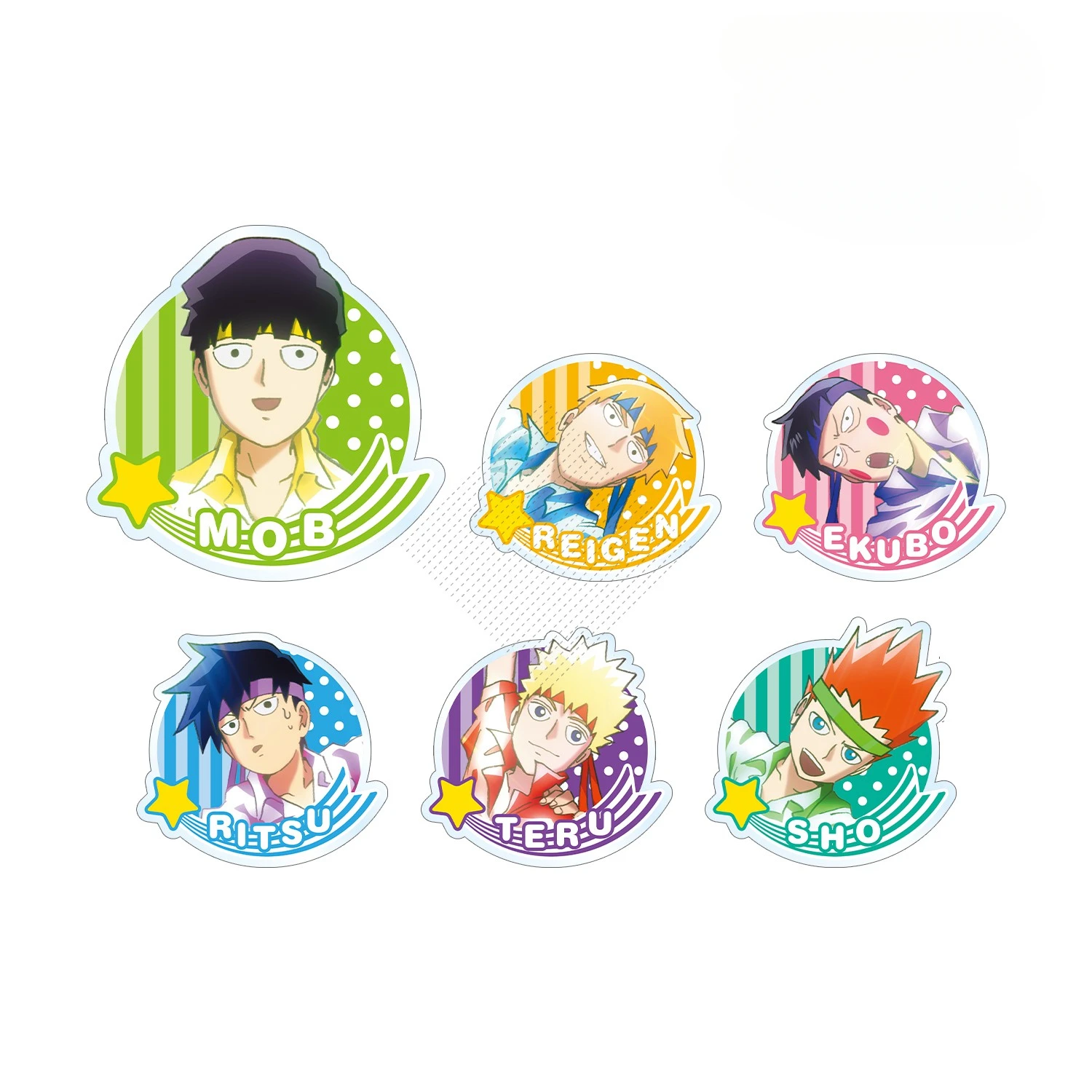 

Аниме Reigen Teruki Ekubo Ritsu Shigeo Sho брелок кукла акриловый брелок Подвеска для подарка