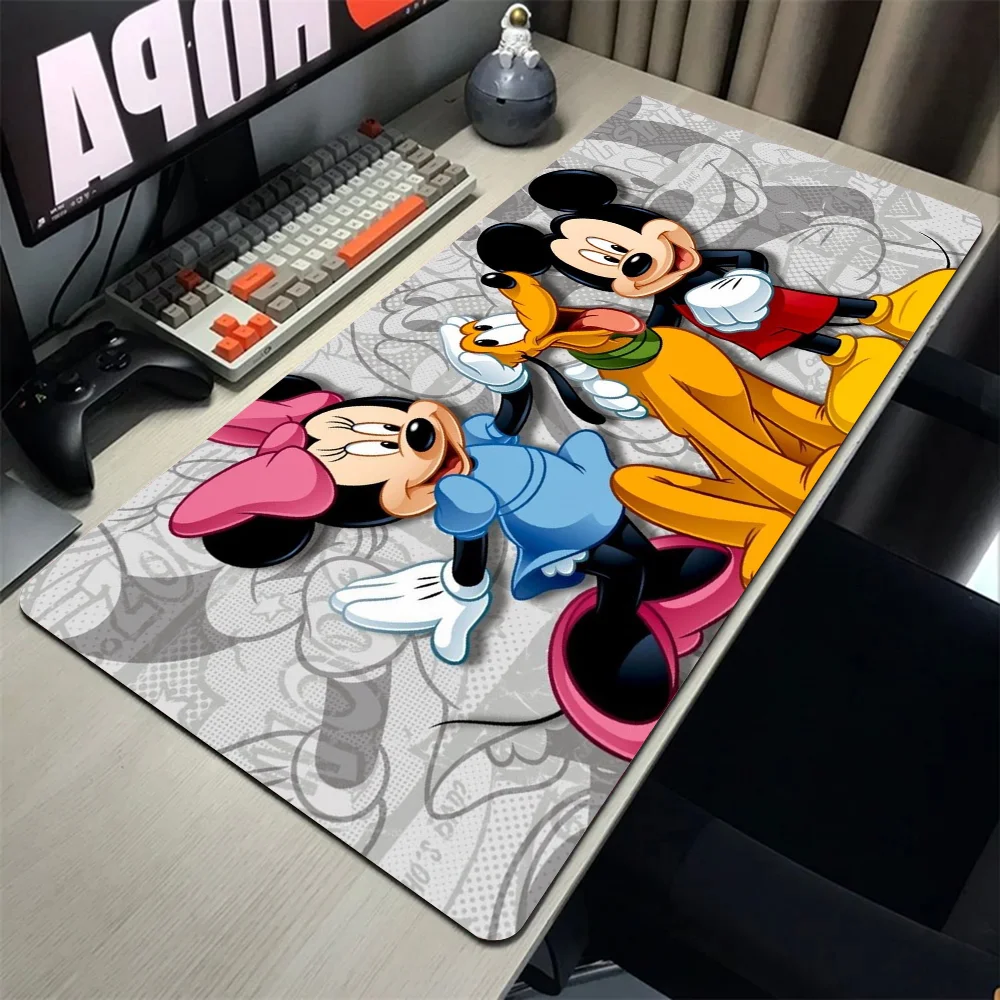 1pc-Disney Mickey Floor Mat Mouse Mat Desk Mat With Pad Gaming Accessories Prime Gaming XXL Keyboard Pad Padding Mat 4