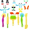 Children DIY Play Dough Tools Set Creative Plastic Cutters Rollers Molds Playdough Decorative Accessories Toddler Kids Toys Gift 1