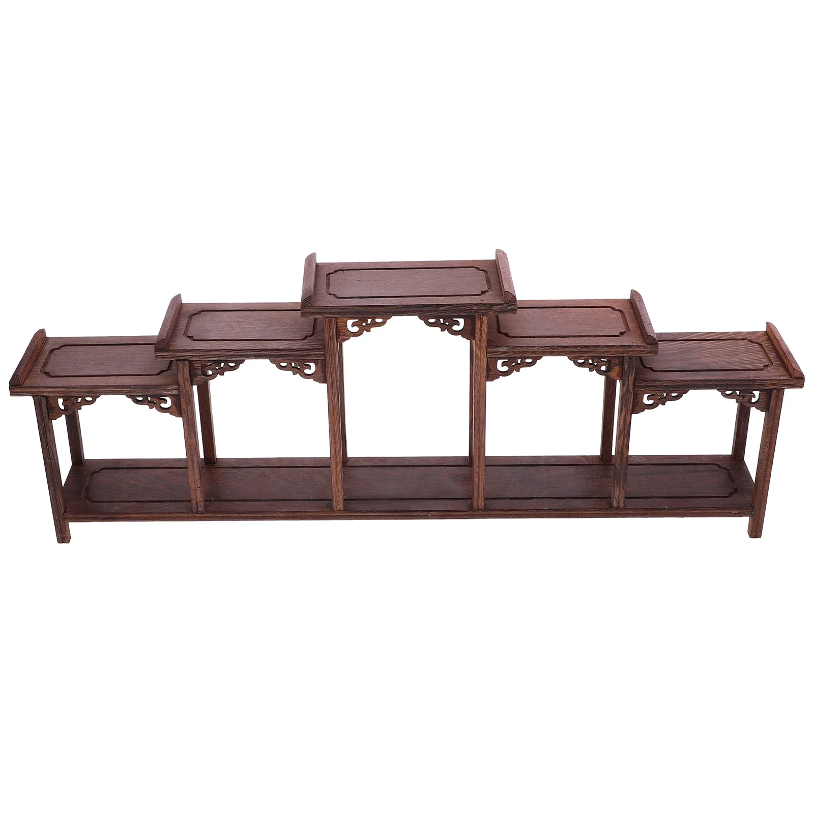 

Figure Display Stand Rack Holder Organizer Wooden Ladder Shelf Table Base Action Storage Racks Shelves