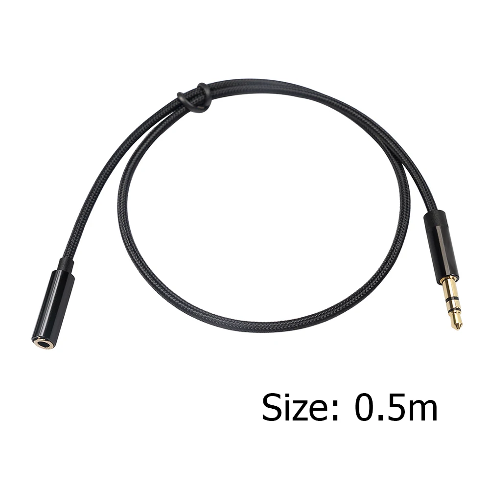 Câble AUX Jack 3,5 mm mâle 1/1,8/3M Contrôle du volume Répartiteur