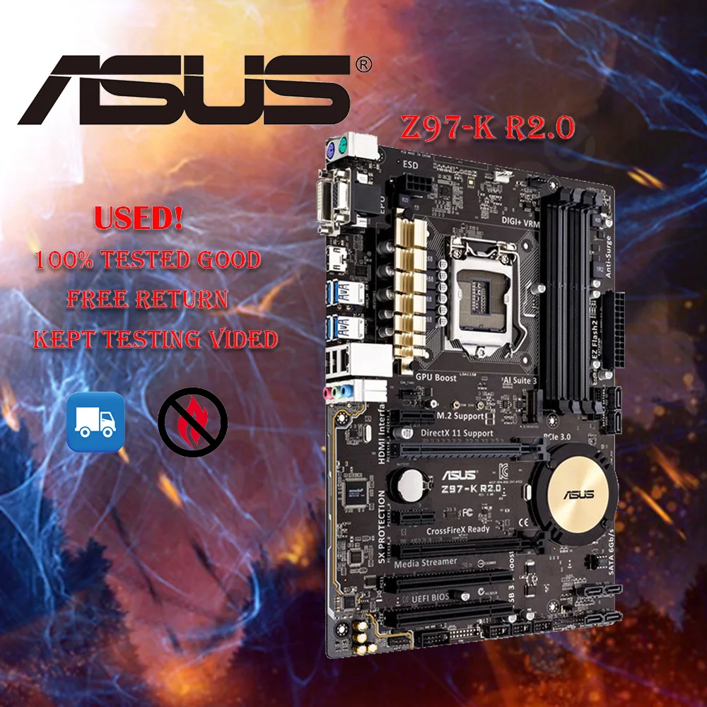 ASUS Z97-K i7-4790K メモリ32GB バックパネル付 ASUS Z97-K i7-4790K メモリ32GB バックパネル付