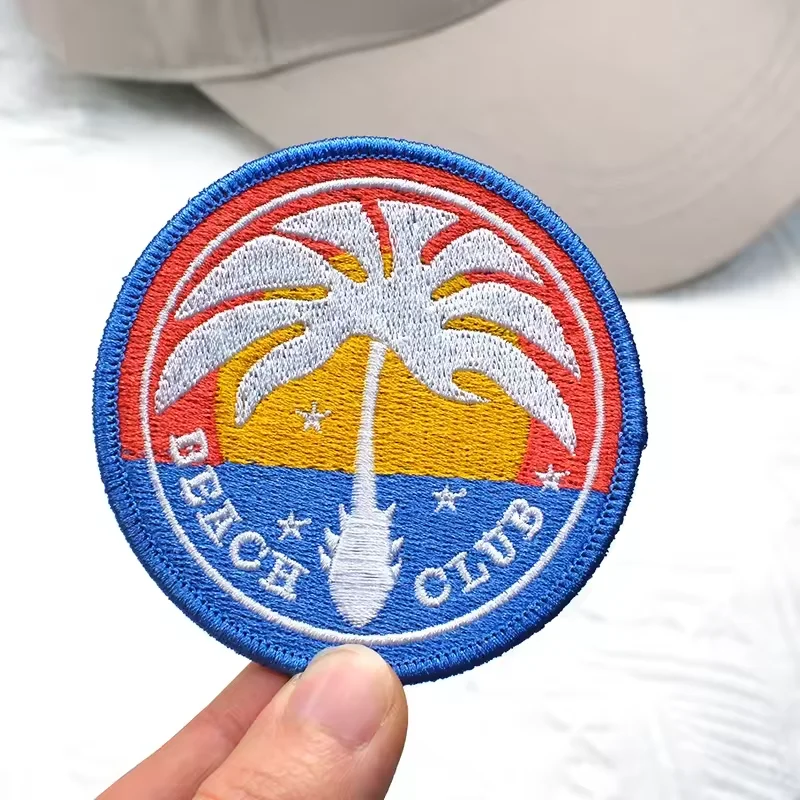 Description Picture 3 of itemDIY Print patch for clothing iron on patch Hook and Loop Clothes Stickers Custom your own Badges