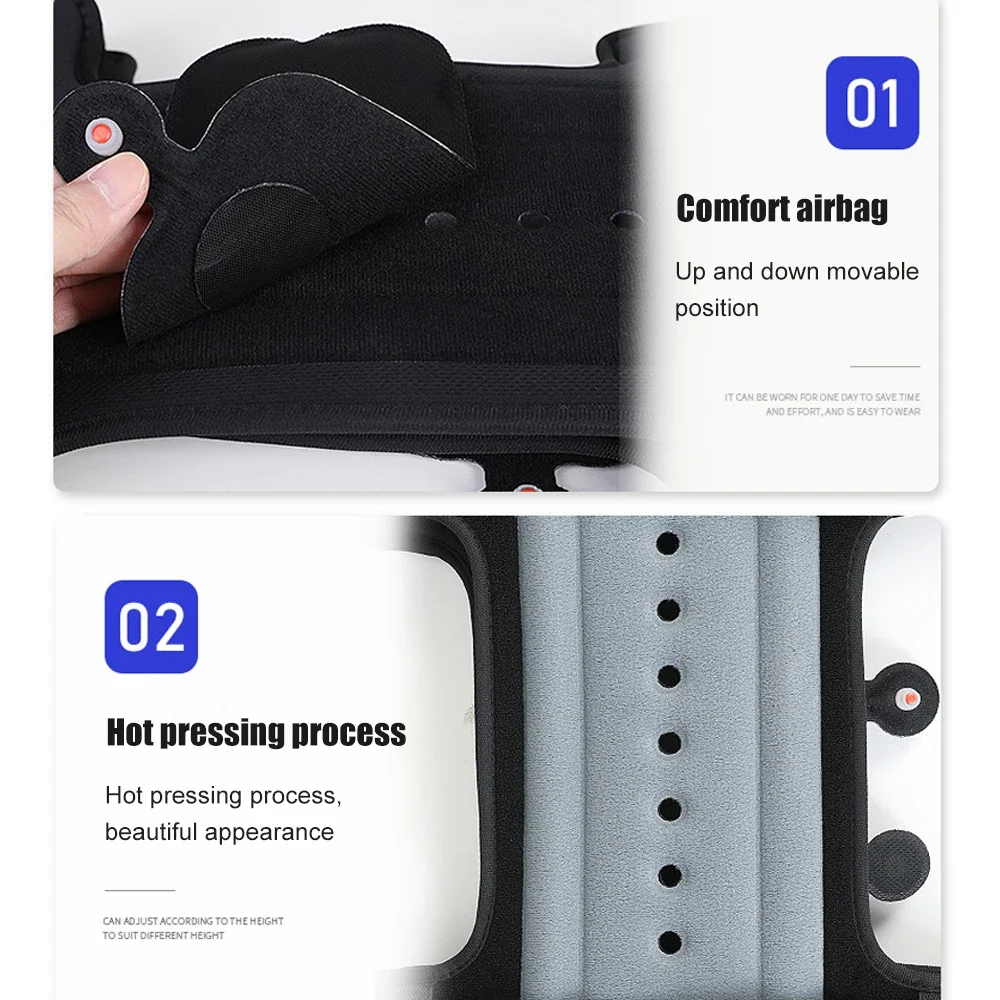 1PCS TLSO Inflatable Fixed Spinal Brace,Pain Relief &Straightener for Fractures Lightweight & Adjustable Back Brace for Kyphosis