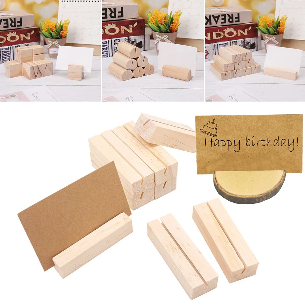 Wood Table Numbers Holder Paper Clips Photo Frames Wood Wedding Wood table numbers holder paper clips photo frames wood wedding