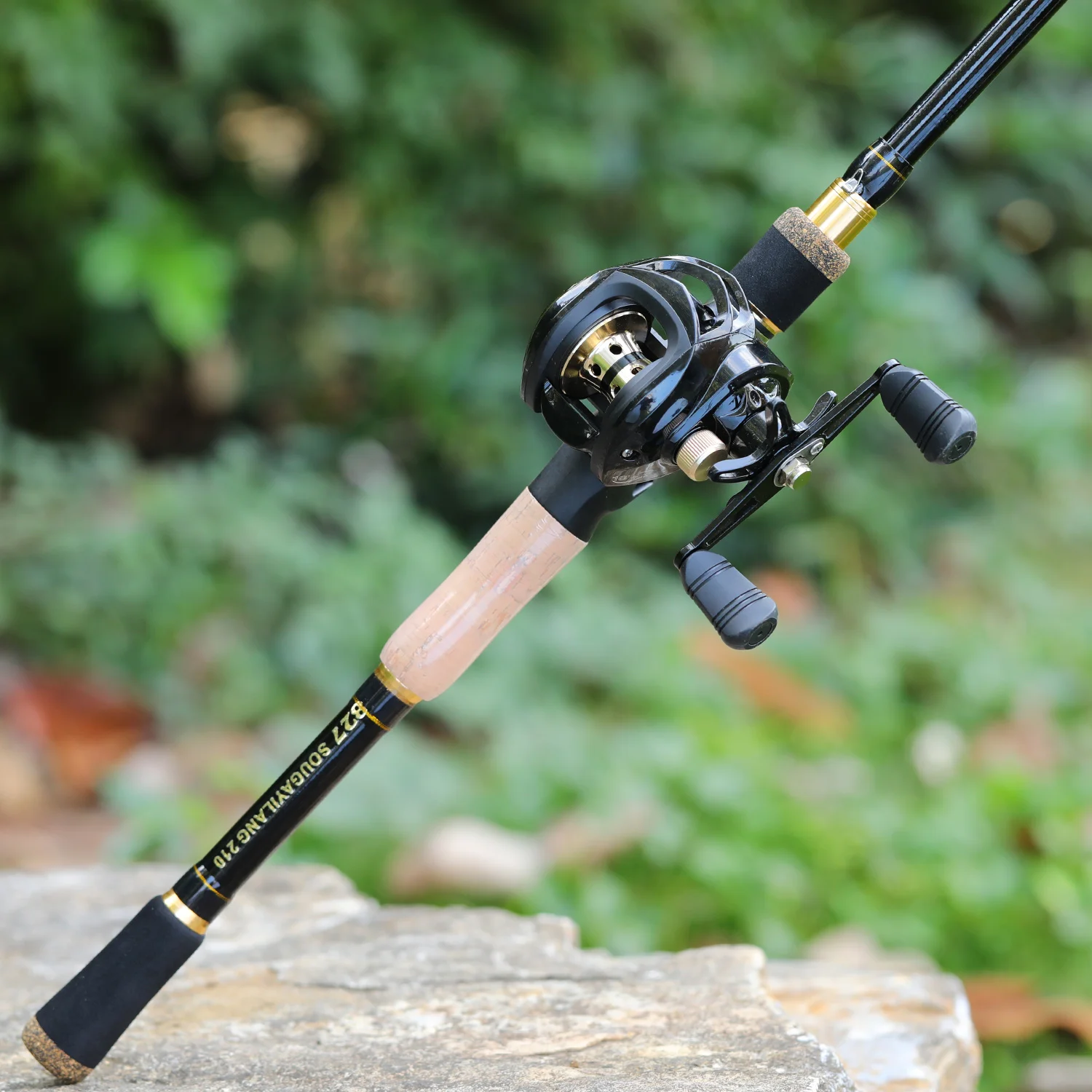 SOUGAYILANG Combo mulinello da pesca Canna da
