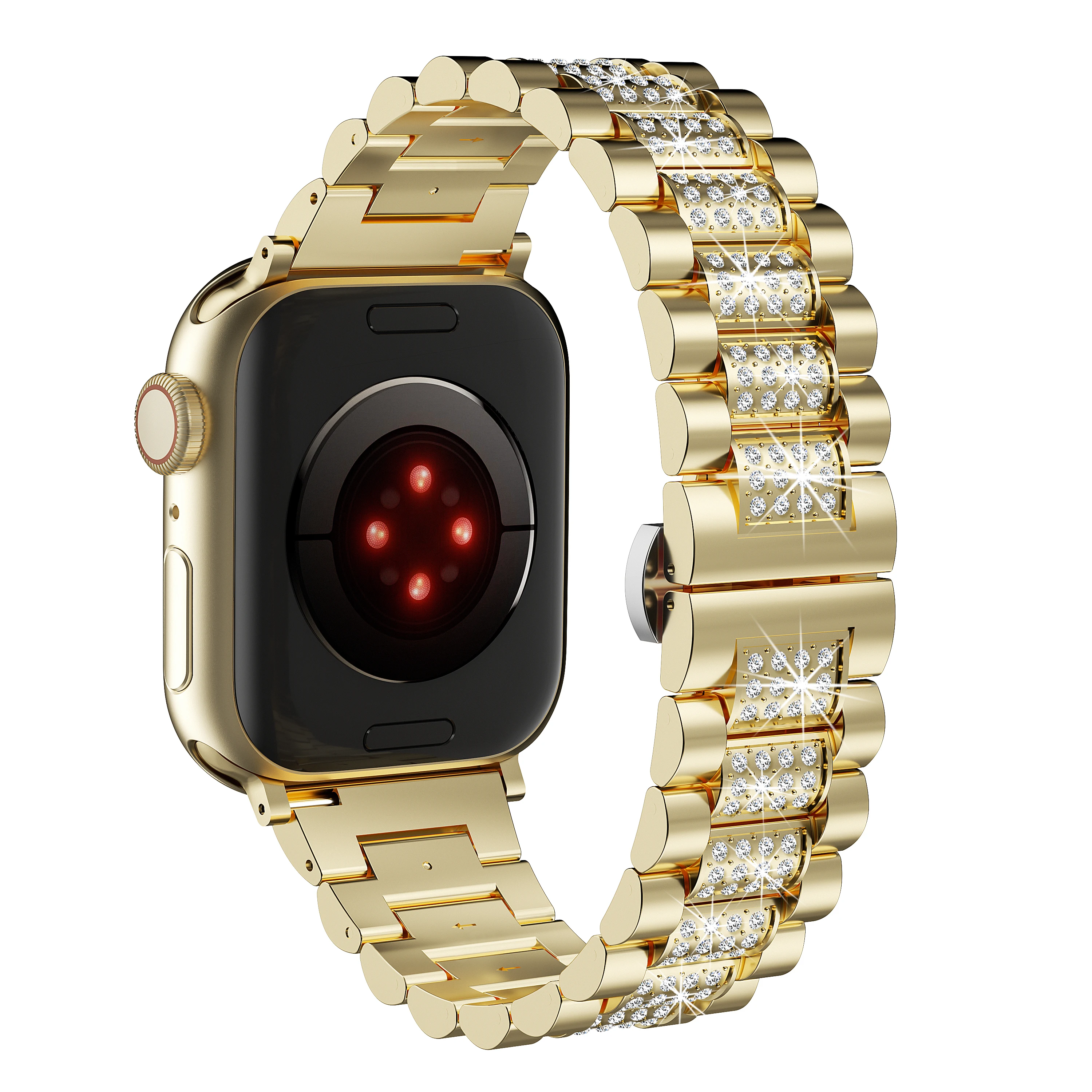 รูปสินค้า สาย Apple Watch Ultra ประดับคริสตัลเพชร สวยหรู ใส่ได้ทุกขนาด