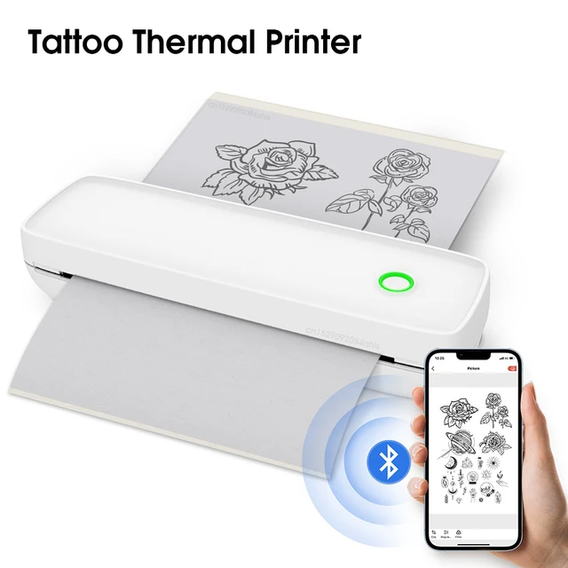 Marklife S8 Professional Tattoo Artists Use Tattoo Paper With Tattoo  Stencil Thermal Printer