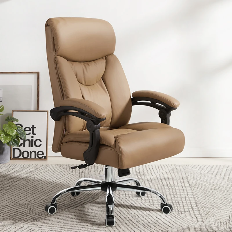 Seat Swivel Office Chair Recliner Ergonomic Relaxing Desk Executive Armchairs Modern Working Silla Escritorio Office Furniture rolling leather nordic chair swivel seat executive working relaxing wheels office chair rotating hand chaises office furniture