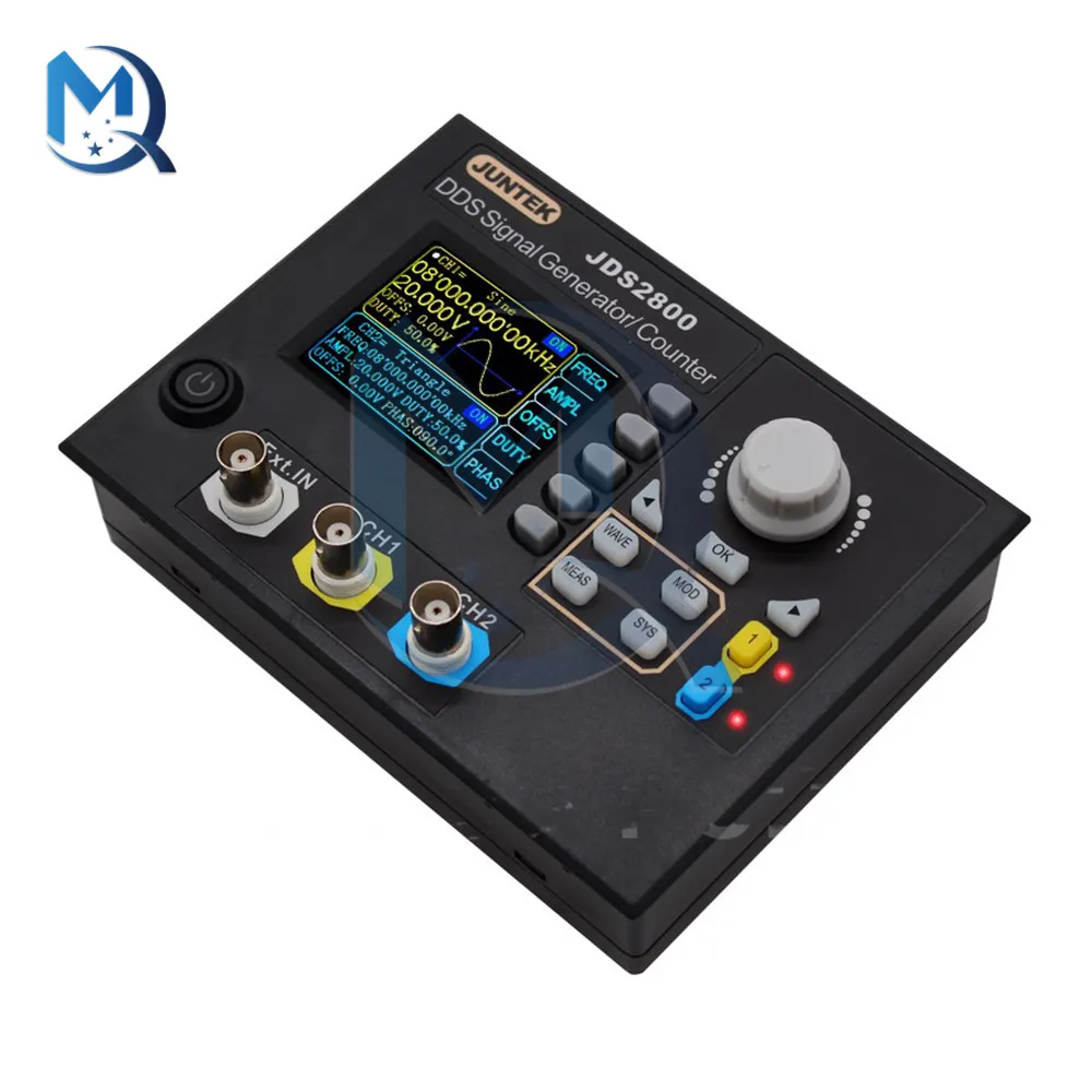 

JDS2800-40MHz Arbitrary Waveform Generator Kit Full CNC Dual Channel DDS Function TFT Display Digital Control Signal Generator